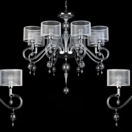 Mod zw chandelier